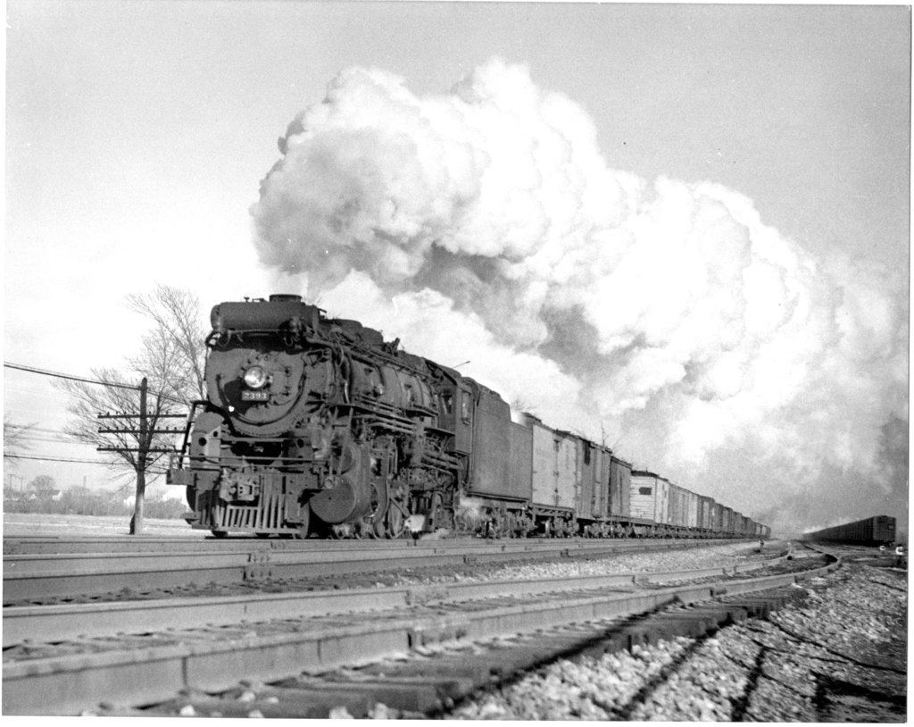 NYC Freight Train At Townline